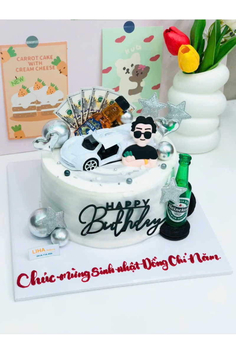 Bánh mẫu siêu xe cho boss