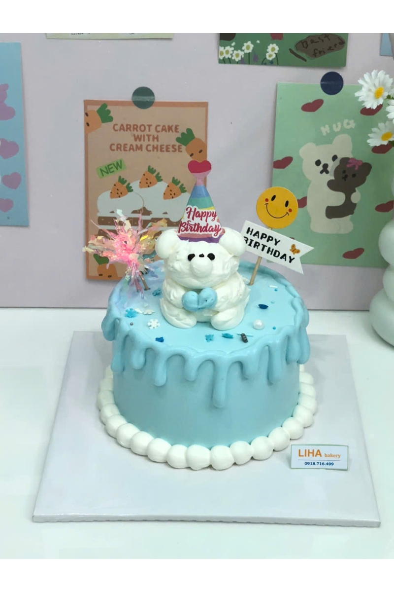 Bánh kem chảy mẫu thú cute