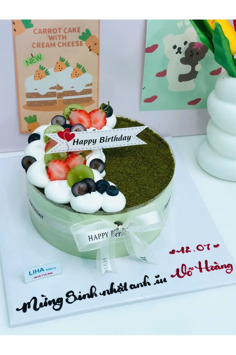 Bánh kem Tiramisu tròn mẫu 1