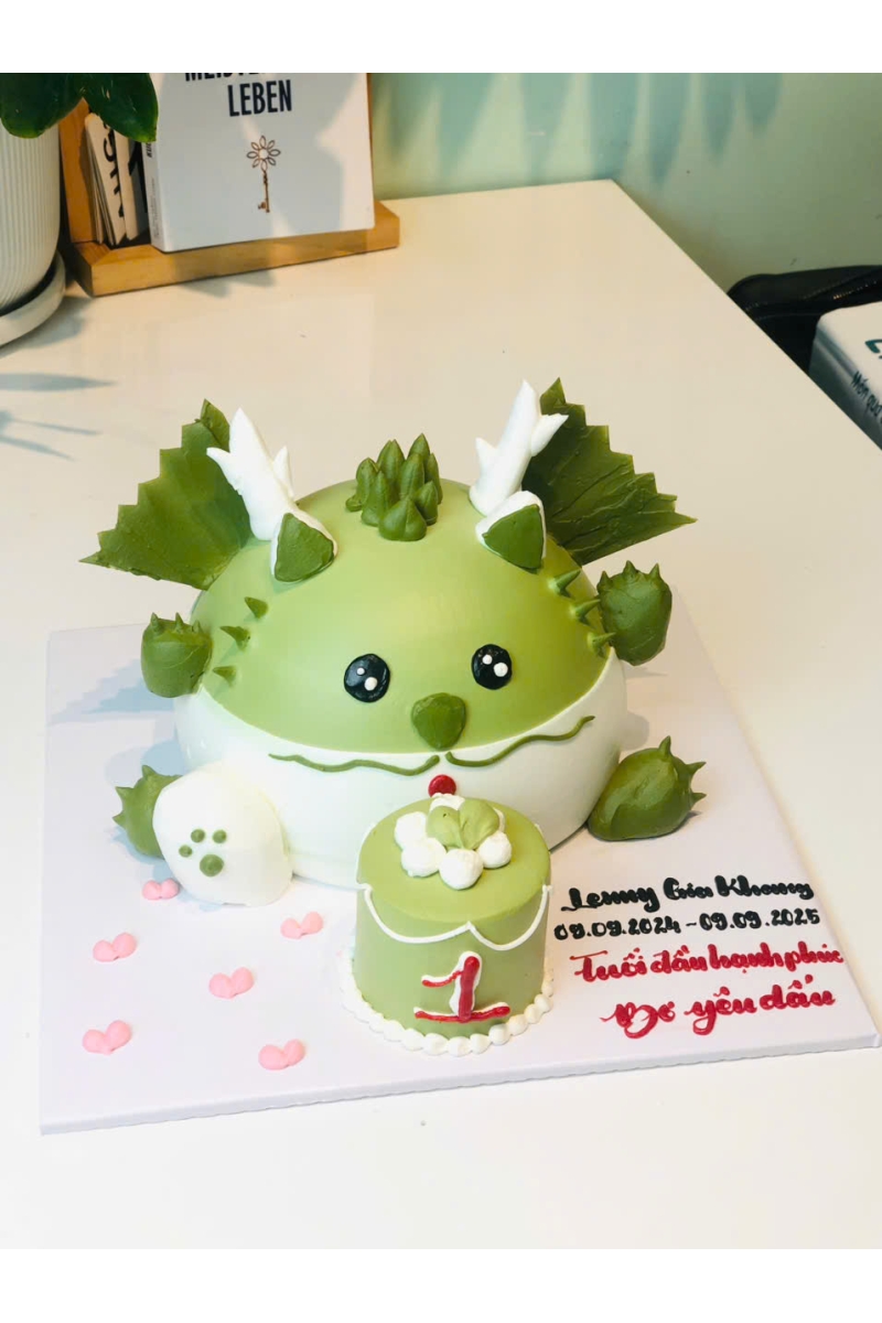 Bánh kem rồng cute