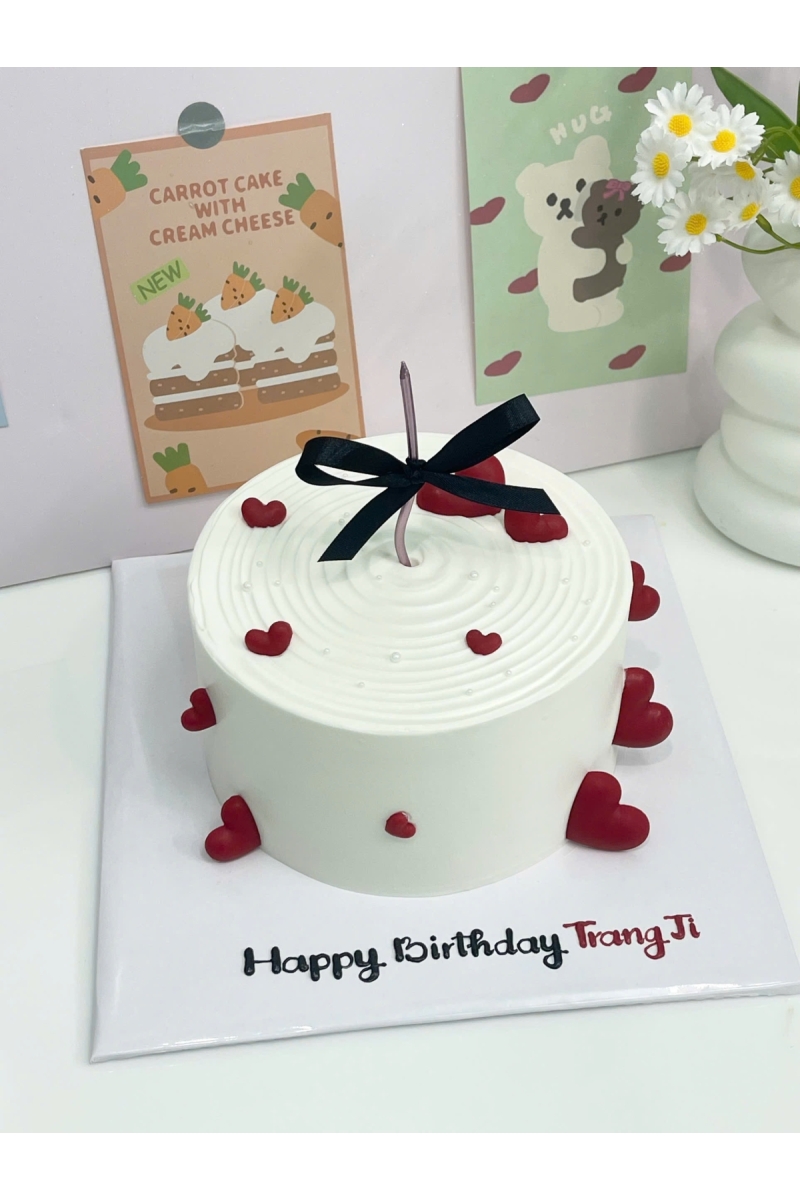 Mẫu trang trí trái tim nhỏ xinh