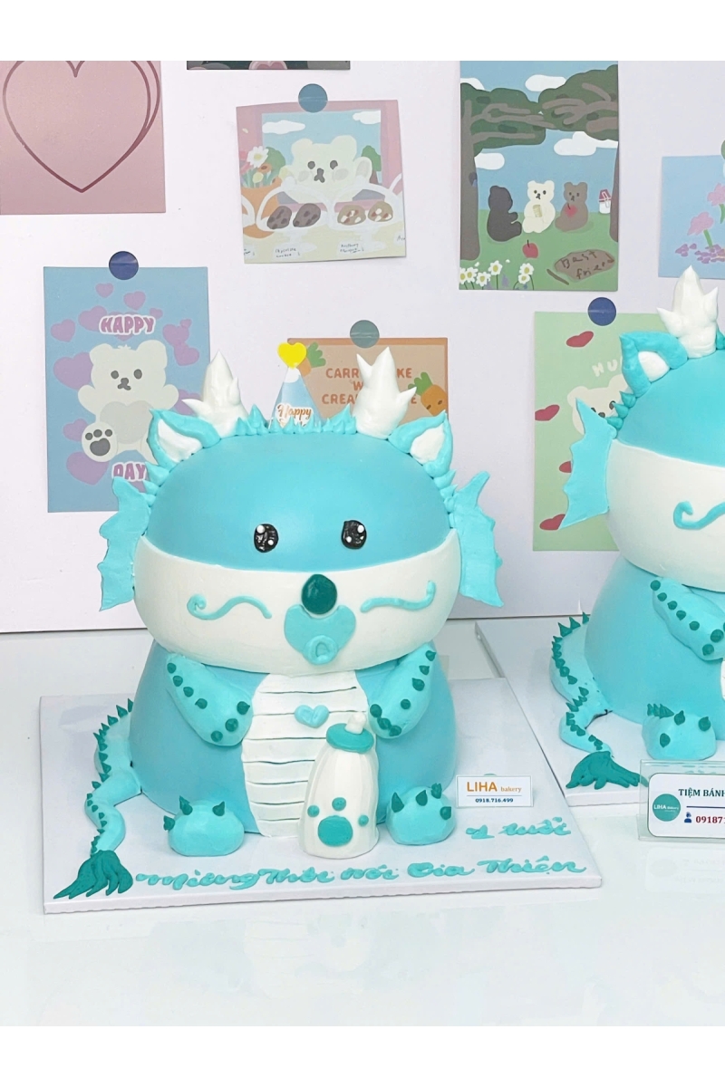 Bánh kem rồng cute