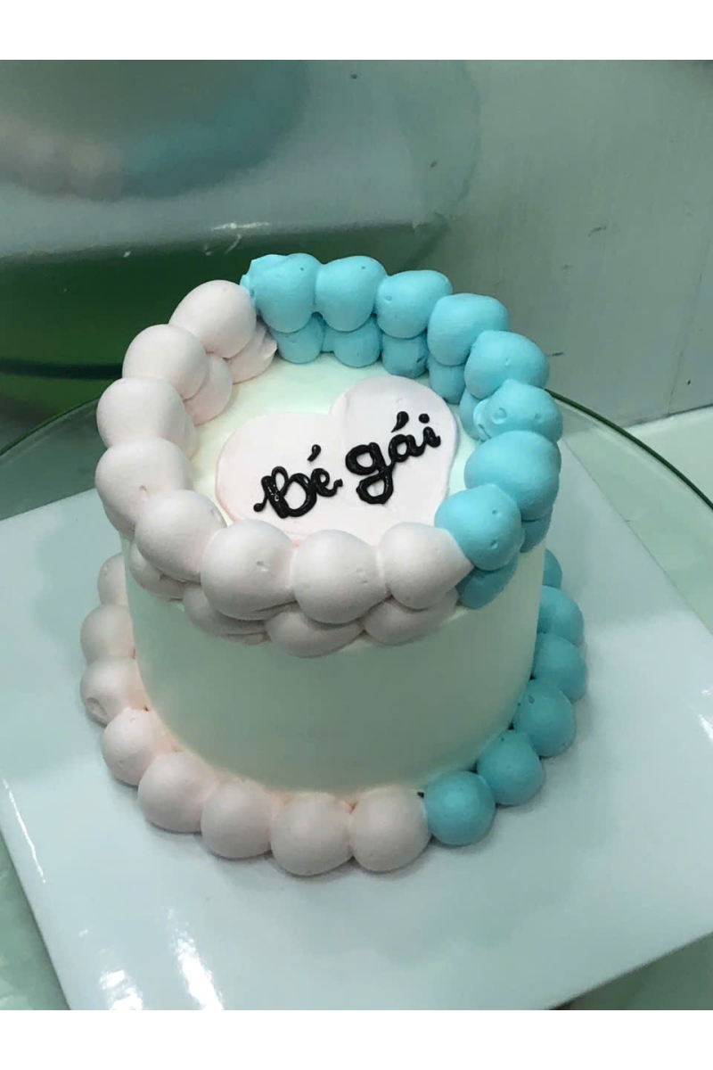 Bánh kem đốt mẫu baby