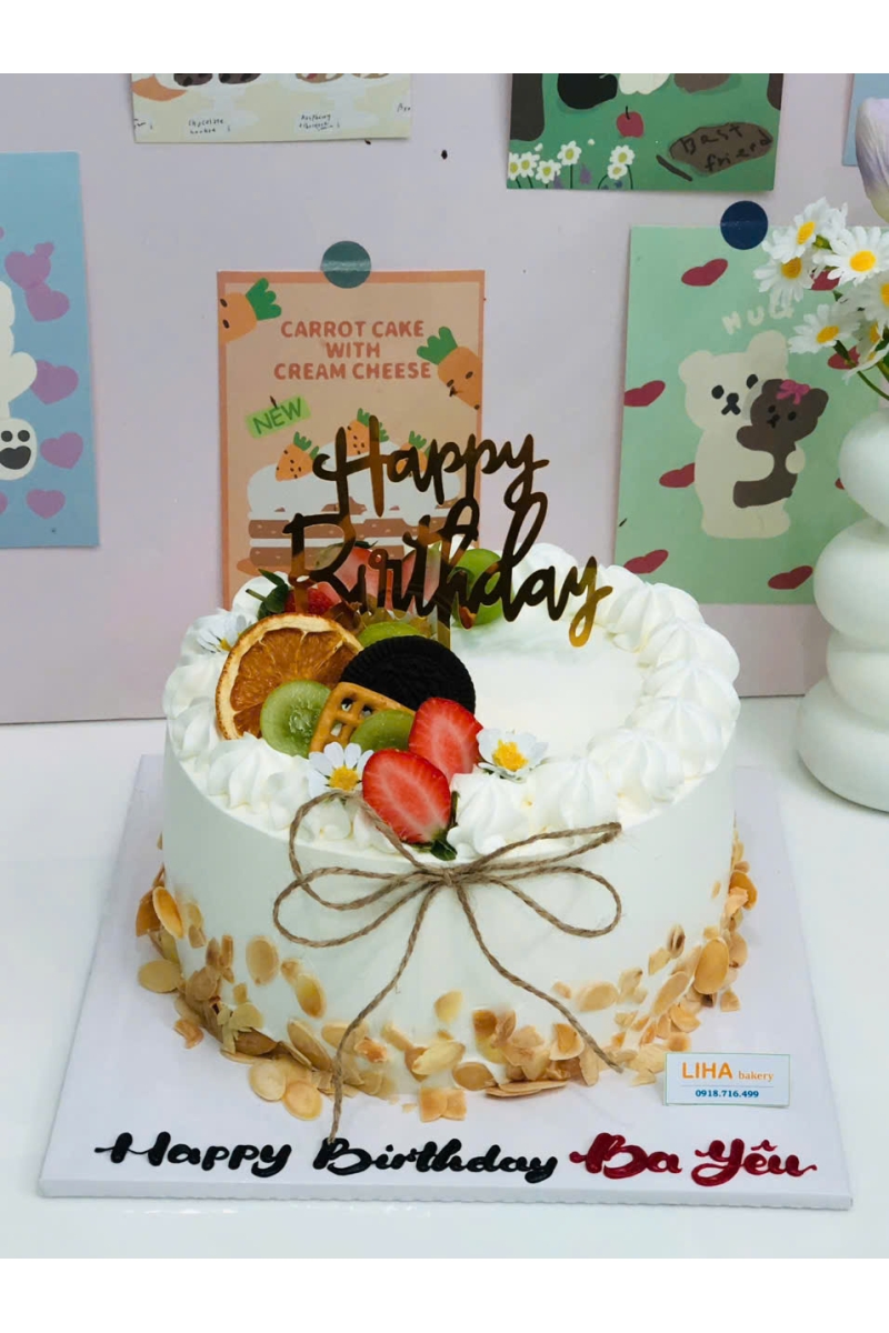 Mẫu bánh kem bắp rút tiền
