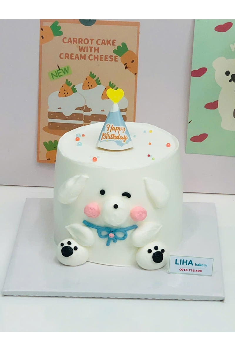 Bánh kem mẫu gấu cute