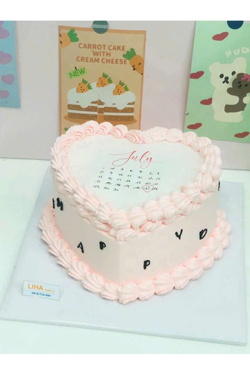 bánh kem đốt nữ 
