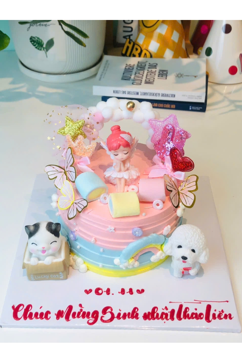 Bánh kem thiên thần trên địa cầu