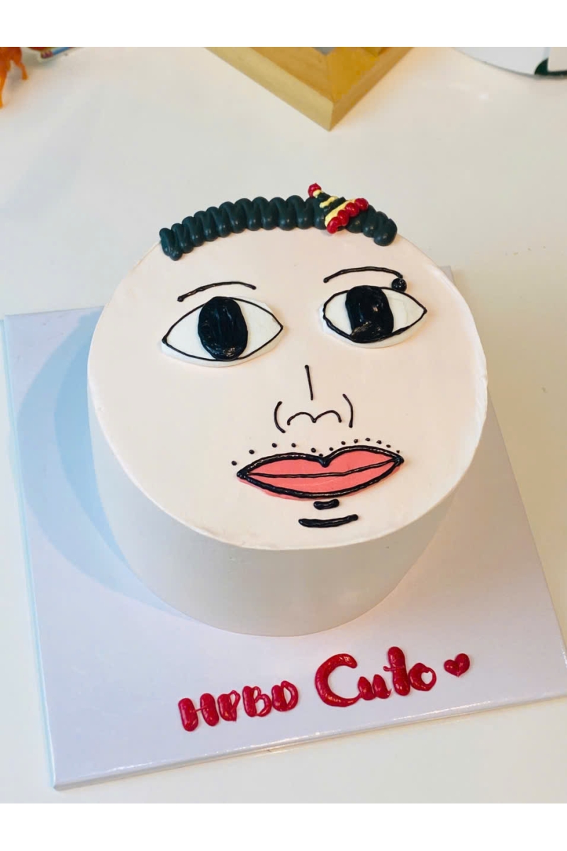 Mẫu bánh chân dung chibi vui nhộn 1