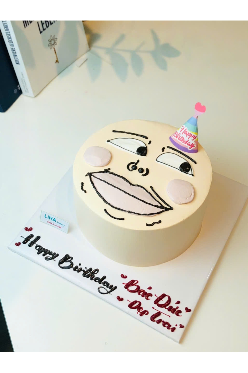 Mẫu bánh chân dung chibi vui nhộn 1