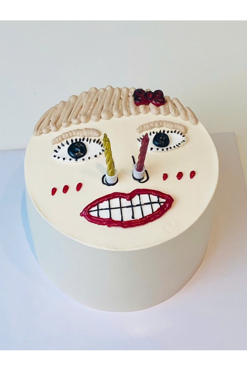 Mẫu bánh chân dung chibi vui nhộn 1