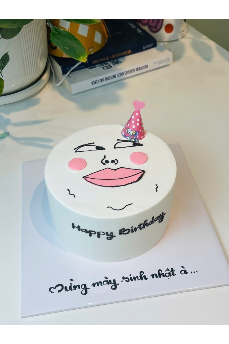 Mẫu bánh chân dung chibi vui nhộn 1