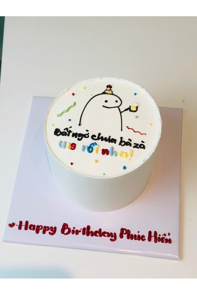 Mẫu bánh chân dung chibi vui nhộn 2