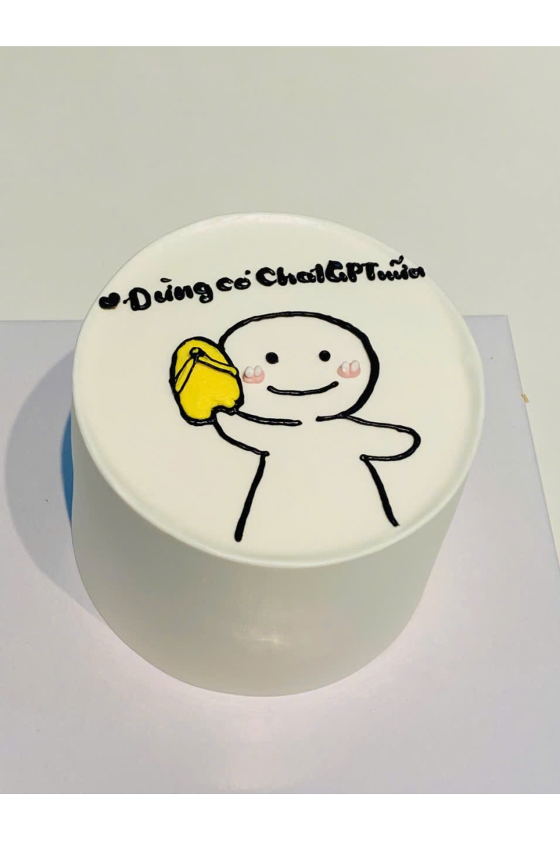 Mẫu bánh chân dung chibi vui nhộn 2