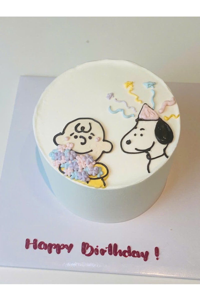 Mẫu bánh chân dung chibi vui nhộn 1