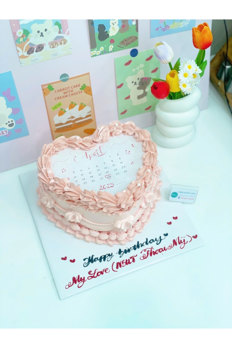 bánh kem đốt nữ 