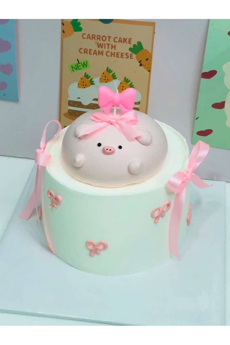 Bánh kem mẫu gấu cute